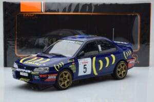 Subaru Impreza 555 #5 C. Sainz / L. Moya Tour de Corse 1995 IXO 1:18 18RMC063A Métal — image 6 sur 6