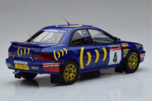 Subaru Impreza #4 C. McRae / D. Ringer Winner RAC Rally 1994 Kyosho 1:18 08962A Métal — image 3 sur 9