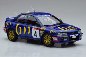 Subaru Impreza #4 C. McRae / D. Ringer Winner RAC Rally 1994 Kyosho 1:18 08962A Métal — image 5 sur 9