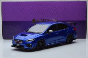 Subaru Impreza WRX STI Nurburgring Challenge Package Bleu Kyosho 1:18 KSR18021BL Résine — image 5 sur 5