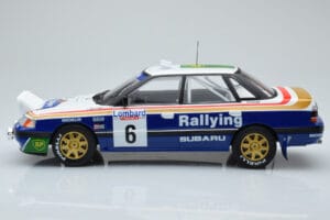 Subaru Legacy RS Night Version #6 M. Alen / I. Kivimaki RAC Rally 1991 IXO 1:18 18RMC080A Métal — image 3 sur 6