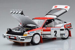 Toyota Celica GT-Four ST165 #2 C. Sainz / L. Moya Winner Rally Monte Carlo 1991 Kyosho 1:18 08961B Métal — image 2 sur 12