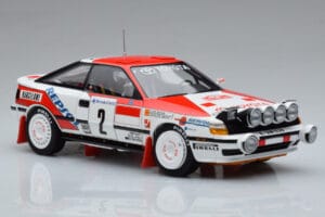 Toyota Celica GT-Four ST165 #2 C. Sainz / L. Moya Winner Rally Monte Carlo 1991 Kyosho 1:18 08961B Métal — image 5 sur 12