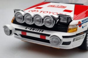 Toyota Celica GT-Four ST165 #2 C. Sainz / L. Moya Winner Rally Monte Carlo 1991 Kyosho 1:18 08961B Métal — image 7 sur 12