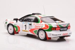 Toyota Celica Turbo 4WD ST185 #1 J. Kankkunen / J. Piironen Safari Rally 1993 IXO 1:18 18RMC150A Métal — image 5 sur 6