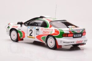 Toyota Celica Turbo 4WD ST185 #2 M. Alén / I. Kivimäki Safari Rally 1993 IXO 1:18 18RMC150B Métal — image 5 sur 6