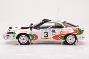 Toyota Celica Turbo 4WD ST185 #3 I. Duncan / R. Virtanen Safari Rally 1994 IXO 1:18 18RMC150C Métal — image 3 sur 6