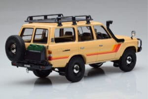 Toyota Land Cruiser 60 Beige Avec Pièces Optionnelles Kyosho 1:18 08956XBE Métal — image 3 sur 12
