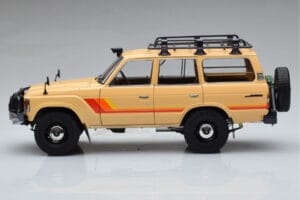 Toyota Land Cruiser 60 Beige Avec Pièces Optionnelles Kyosho 1:18 08956XBE Métal — image 4 sur 12