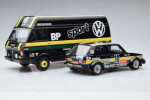 Volkswagen LT35 + Golf 1 GTI Group 2 Black Otto 1:18 OT353 Résine — image 2 sur 6