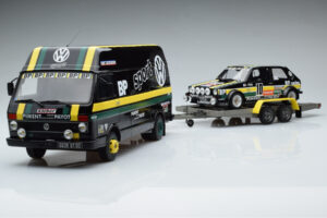 Volkswagen LT35 + Golf 1 GTI Group 2 Black Otto 1:18