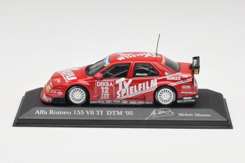 Alfa Romeo 155 V6 #12 M. Alboreto DTM 1995 Minichamps 1:43 430950312 Métal