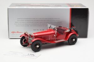 Alfa Romeo 6C 1750 GS Spider Rouge Bordeaux CMC 1:18 M-138 Métal — image 6 sur 6