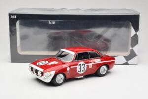 Alfa Romeo GTA 1300 Junior #33 T. Hezemans / G. van Lennep Division 1 Winners 4 Hours of Jarama 1972 Minichamps 1:18 15572123 — image 6 sur 6