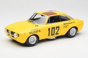 Alfa Romeo GTA 1300 #102 Squadra Corse R. Zanetti / M. Ruspa / Monzeglio Targa Florio 1971 Minichamps 1:18 155711202 Métal