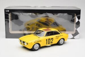Alfa Romeo GTA 1300 #102 Squadra Corse R. Zanetti / M. Ruspa / Monzeglio Targa Florio 1971 Minichamps 1:18 155711202 Métal — image 6 sur 6