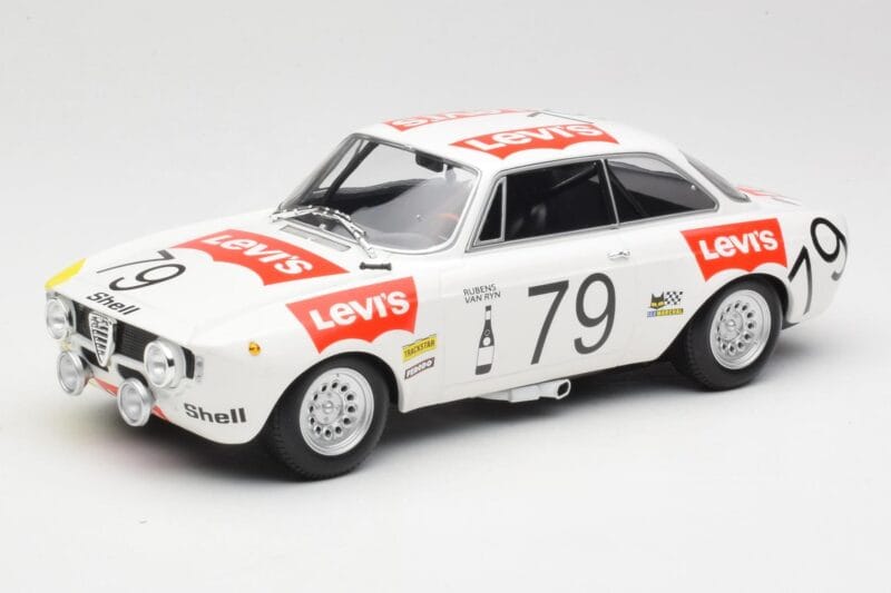Alfa Romeo GTA 1300 #79 H. Rubens / C. Van Ryn 24 Hours of Spa 1971 Minichamps 1:18 155711279 Métal