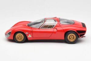 Alfa Romeo 33 Stradale Rouge AUTOart 1:18 70191 Métal — image 4 sur 8