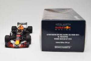 Aston Martin Red Bull Racing RB14 Tag Heuer #33 M. Verstappen Mexican GP 2018 Minichamps 1:18 110181933 Métal — image 6 sur 6