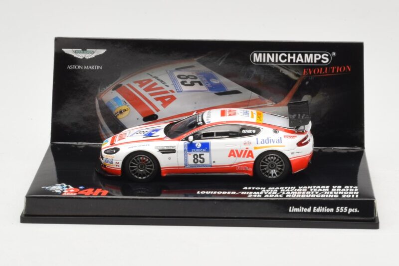Aston Martin Vantage V8 GT4 #85 Avia Racing Team Louisoder / Niemeyer / Lamberty / Neuhorn 24 Hours Nurburgring 2011 Minicham