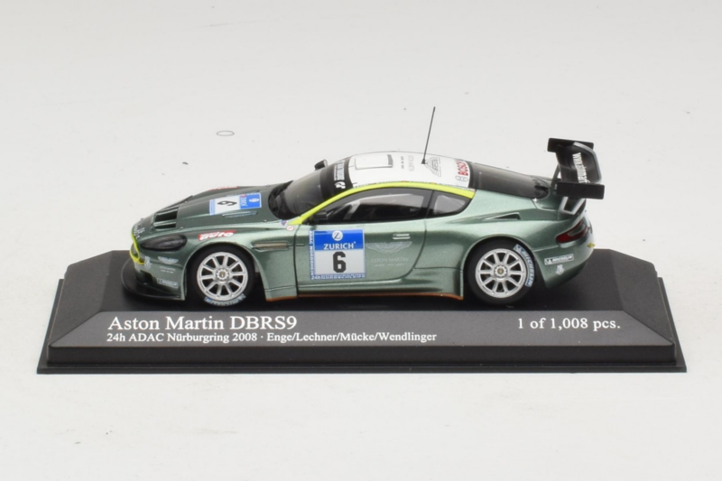 Aston Martin DBRS9 #6 M. Engel / K. Lechner ADAC 24 Hours Nurburgring 2008 Minichamps 1:43 Aston Martin DBRS9 #6 M. Engel / K. Lechner ADAC 24 Hours Nurburgring 2008 Minichamps 1:43 400081306 Métal