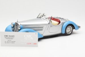 Audi 225 Front Roadster Bleu Argent CMC 1:18 M-075B Métal