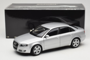 Audi A4 B7 Argent Minichamps 1:18 100014402 Métal — image 8 sur 8
