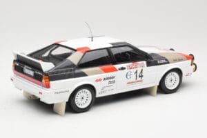 Audi Quattro #14 M. Mouton / F. Pons Winners Rally Sanremo 1981 Minichamps 1:18 155811114 Métal — image 2 sur 6