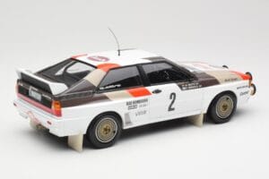 Audi Quattro A1 #2 H. Mikkola / A. Hertz Audi Sport Rally Monte Carlo 1983 Minichamps 1:18 155831102 Métal — image 2 sur 6