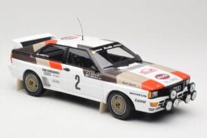 Audi Quattro A1 #2 H. Mikkola / A. Hertz Audi Sport Rally Monte Carlo 1983 Minichamps 1:18 155831102 Métal — image 4 sur 6