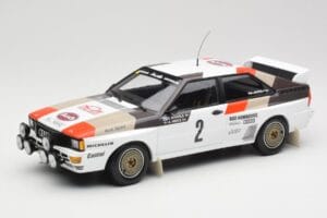 Audi Quattro A1 #2 H. Mikkola / A. Hertz Audi Sport Rally Monte Carlo 1983 Minichamps 1:18 155831102 Métal