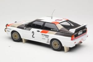 Audi Quattro A1 #2 H. Mikkola / A. Hertz Audi Sport Rally Monte Carlo 1983 Minichamps 1:18 155831102 Métal — image 5 sur 6