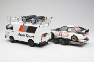 Audi Quattro A2 M. Mouton / F. Pons Tour de Corse 1983 Avec VW LT35 Otto 1:18 OT418 Résine — image 2 sur 6