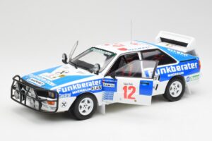 Audi Quattro A2 #12 H. Wittmann / R. Diekmann Safari Rally 1984 Sun Star 1:18 4246 Métal — image 2 sur 8