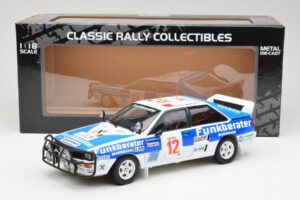 Audi Quattro A2 #12 H. Wittmann / R. Diekmann Safari Rally 1984 Sun Star 1:18 4246 Métal — image 8 sur 8