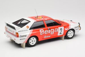 Audi Quattro A2 #2 B. Waldegård / H-T. Thorszelius Belga Team Winners Boucles de Spa 1985 Minichamps 1:18 155851102 Métal — image 2 sur 6
