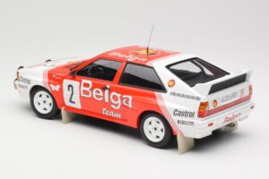 Audi Quattro A2 #2 B. Waldegård / H-T. Thorszelius Belga Team Winners Boucles de Spa 1985 Minichamps 1:18 155851102 Métal — image 5 sur 6