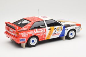 Audi Quattro A2 Schmidt Motorsport #2 H. Demuth / W. Lux Winners Hunsrück Rally 1984 Minichamps 1:18 155841102 Métal — image 2 sur 6