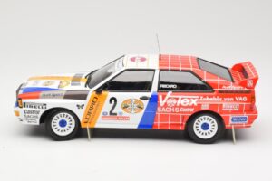 Audi Quattro A2 Schmidt Motorsport #2 H. Demuth / W. Lux Winners Hunsrück Rally 1984 Minichamps 1:18 155841102 Métal — image 3 sur 6