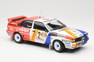 Audi Quattro A2 Schmidt Motorsport #2 H. Demuth / W. Lux Winners Hunsrück Rally 1984 Minichamps 1:18 155841102 Métal — image 4 sur 6