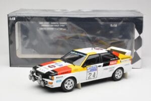 Audi Quattro #24 M. Demuth / M. Daniels Audi Sport Lombard RAC Rally 1982 Minichamps 1:18 155821124 Métal — image 6 sur 6
