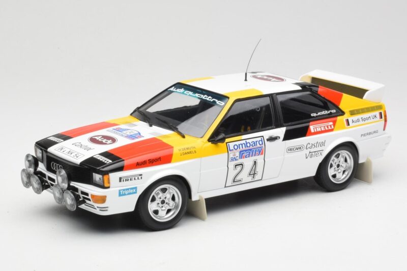 Audi Quattro #24 M. Demuth / M. Daniels Audi Sport Lombard RAC Rally 1982 Minichamps 1:18 155821124 Métal