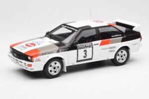 Audi Quattro #3 H. Mikkola / A. Hertz Rally Finland 1982 IXO 1:18 18RMC094A Métal