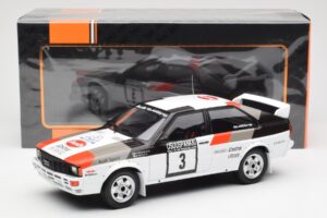 Audi Quattro #3 H. Mikkola / A. Hertz Rally Finland 1982 IXO 1:18 18RMC094A Métal — image 6 sur 6