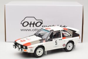 Audi Quattro Sport S1 #5 J. Buffum / N. Wilson Olympus Rally 1986 Otto 1:18 OT1159 Résine — image 6 sur 6