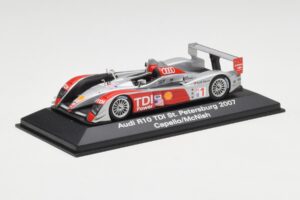 Audi R10 TDI #1 R. Capello / A. McNish / T. Kristensen 24 Hours of Le Mans 2007 Minichamps 1:43 5020700243 Métal — image 2 sur 4