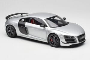 Audi R8 GT Type 42 Ice Argent Metallic Kyosho 1:18 09218IS Métal — image 6 sur 8