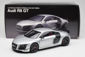Audi R8 GT Type 42 Ice Argent Metallic Kyosho 1:18 09218IS Métal — image 8 sur 8
