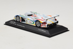 Audi R8 LMP #3 J. Herbert / R. Kelleners 24 Hours of Le Mans 2001 Minichamps 1:43 400010903 Métal — image 3 sur 5