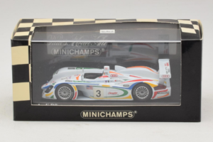 Audi R8 LMP #3 J. Herbert / R. Kelleners 24 Hours of Le Mans 2001 Minichamps 1:43 400010903 Métal — image 5 sur 5